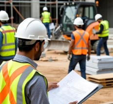 Hands-on safety work on the floor